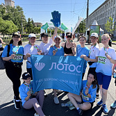 Команда «Лотоса» пробежала вместе с челябинцами «Зеленый марафон»