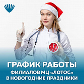 График работы в новогодние праздники